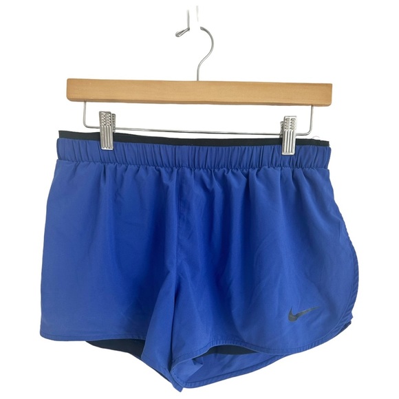 Nike Dri-Fit Running Shorts Dark Blue Size Medium - Picture 14 of 15